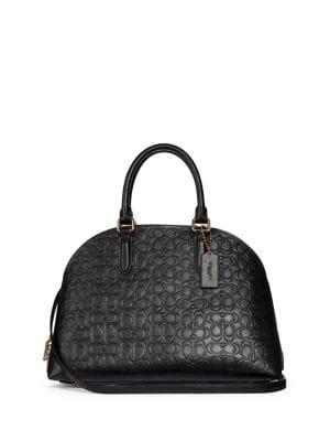 Coach Quinn Textured Satchel