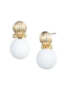 Trina By Trina Turk Vintage Moment Goldtone And Resin Drop Earrings