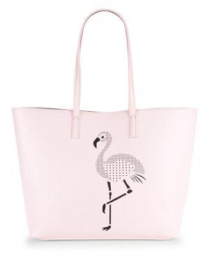 Lord & Taylor Flamingo Tote Bag