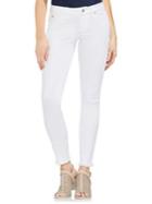 Vince Camuto Essentials Frayed Cuff Skinny Jeans