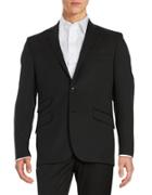 Kenneth Cole New York Wool-blend Two-button Jacket