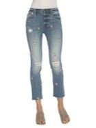 Driftwood Candace Buds Embroidered Jeans