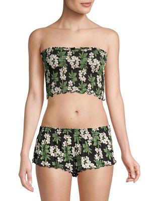 Honeydew Intimates Melina Ruffled Bandeau Top