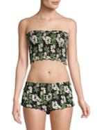 Honeydew Intimates Melina Ruffled Bandeau Top