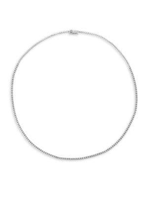 Morris & David 14k White Gold & 2 Tcw Diamond Necklace