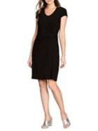 Nic+zoe Short-sleeve Twist Sheath Dress