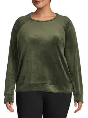 Marc New York Performance Plus Velour Crewneck