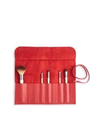 Royce New York Leather Cosmetic Make Up Brush Case