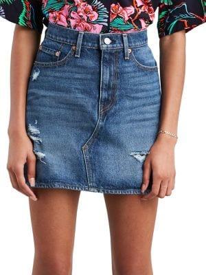 Levi's Middle Ave Denim Mini Skirt