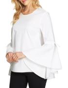 1.state Cascade Circle Sleeve Top