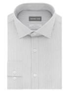 Michael Kors Striped Knit Slim-fit Dress Shirt