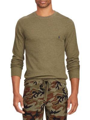 Polo Ralph Lauren Long Sleeve Waffle-knit Tee