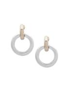 Lauren Ralph Lauren Two-tone Link Clip-on Earrings