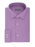 Michael Kors Regular-fit Airsoft Stretch Houndstooth Dress Shirt