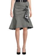 Design Lab Lord & Taylor Gingham Plaid Knee-length Skirt