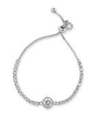 Anne Klein Cubic Zirconia And Crystal Necklace