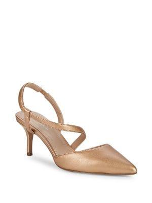 Charles By Charles David Alda Metallic Caged Pumps