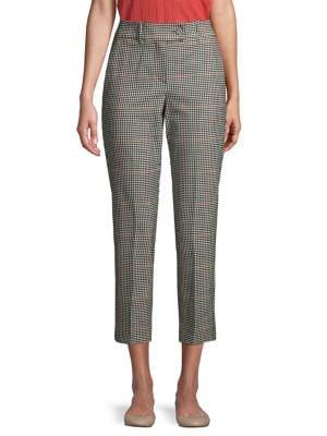 Marella Molina Plaid Crop Pants