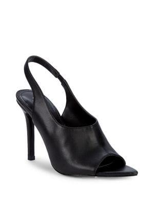 Charles By Charles David Trapp Leather Slingback Sandals