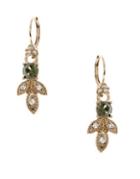 Marchesa Crystal Antiqued Drop Earrings
