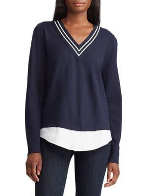Lauren Ralph Lauren Layered Cricket Top