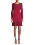 Michael Michael Kors Mixed Media Sheath Dress