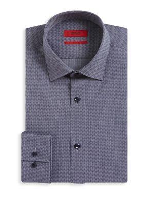 Hugo Boss Jenno Printed Slim-fit Dress Shirt