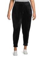 Marc New York Performance Plus Drawstring Velvet Jogger Pants