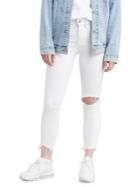 Levi's Distressed High-rise Skinny Jeans