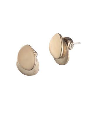Carolee Layered Goldplated Stud Earrings