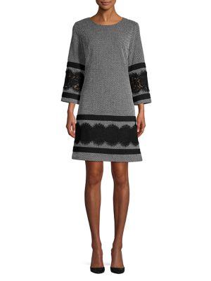 Karl Lagerfeld Paris Lace-detail A-line Dress
