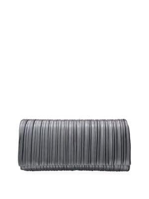 Adrianna Papell Pleated Convertible Clutch