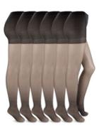 Hanes Silk Reflections Pantyhose 6-pack