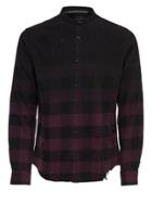 Only And Sons Faded Checked Button-down Shirt