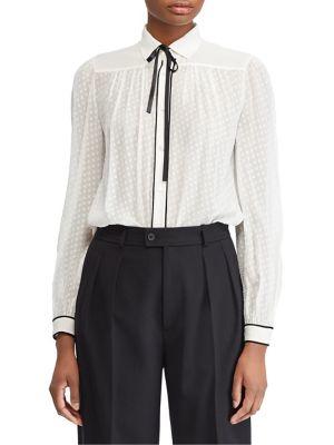 Polo Ralph Lauren Neck-tie Silk Button-down Shirt