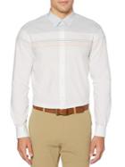 Perry Ellis Striped Regular-fit Long-sleeve Button-down Shirt