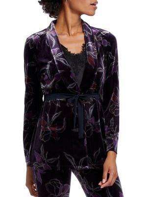 Nic+zoe Soft Petal Velvet Jacket