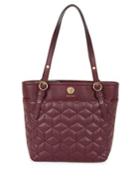 Anne Klein Faux Leather Logo Tote