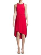 Adrianna Papell Plus Sleeveless Ruched Dress