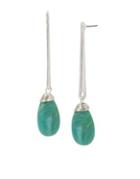 Lord Taylor Tightly Wound Crystal Stick Drop Earrings