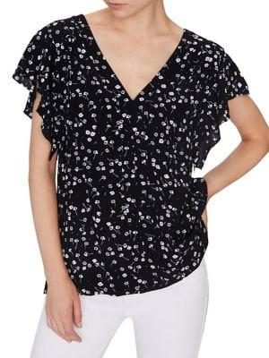 Sanctuary Floral V-neck Top