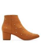 Katy Perry The Auora Embellished Faux Suede Booties