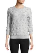 Lord & Taylor Petite Shadow Dot Sweater