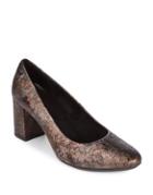 The Flexx Seriously Textured Leather Pumps