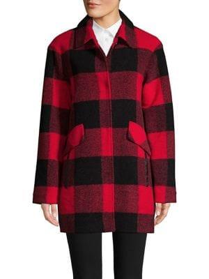 Pendleton Mercer Island Checkered Fleece Barn Coat