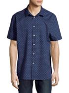 John Varvatos Star U.s.a. Cuffed Short Sleeve Shirt