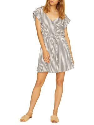 Sanctuary Sundrenced Striped Shirt Dress