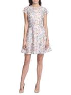 Kensie Dresses Floral Short-sleeve A-line Dress
