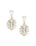 R.j. Graziano Faceted Crystal Drop Earrings