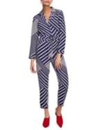 Miss Selfridge Cut About Striped Jumpsuit